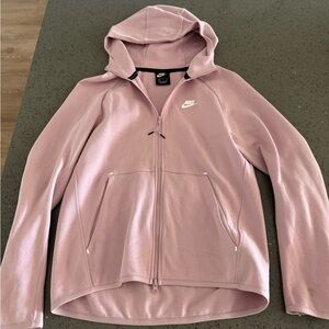 Nike Women's Light Pink Full-Zip Hoodie